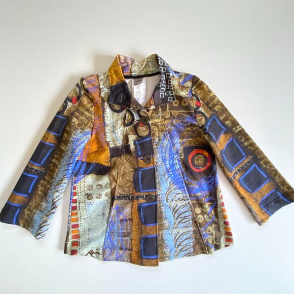 Simply Art Dolcezza Over Sized Fall 3/4 Sleeve Jacket XS - Picture 5 of 14